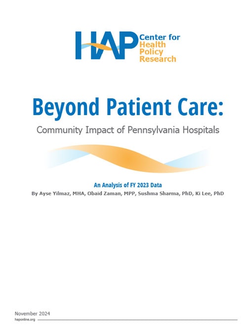 Report: Beyond Patient Care: Economic Impact of Pennsylvania Hospitals, Fiscal Year 2023